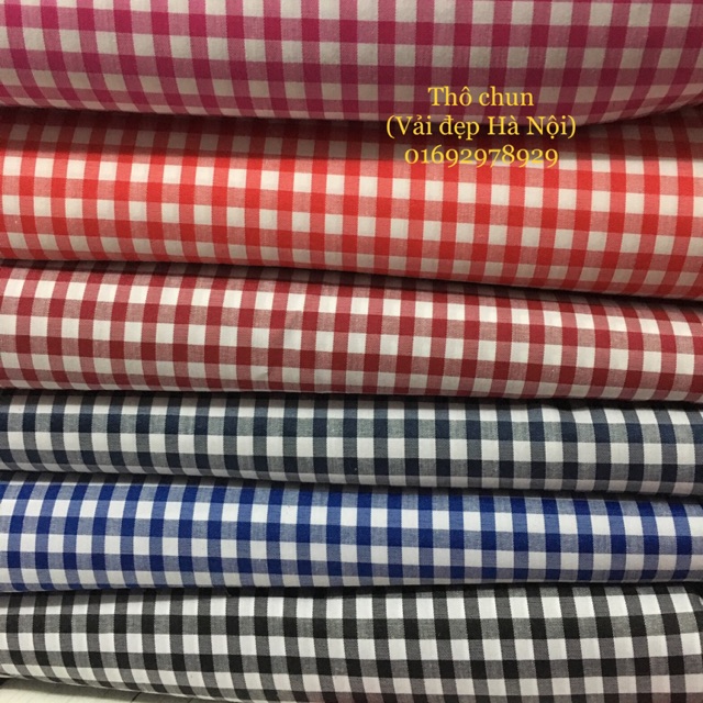 Vải thô cotton chun