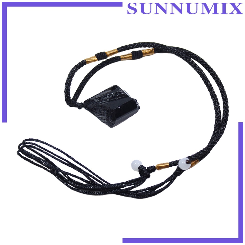 Đá Tourmaline đen làm mặt dây chuyền mang lại năng lượng tích cực