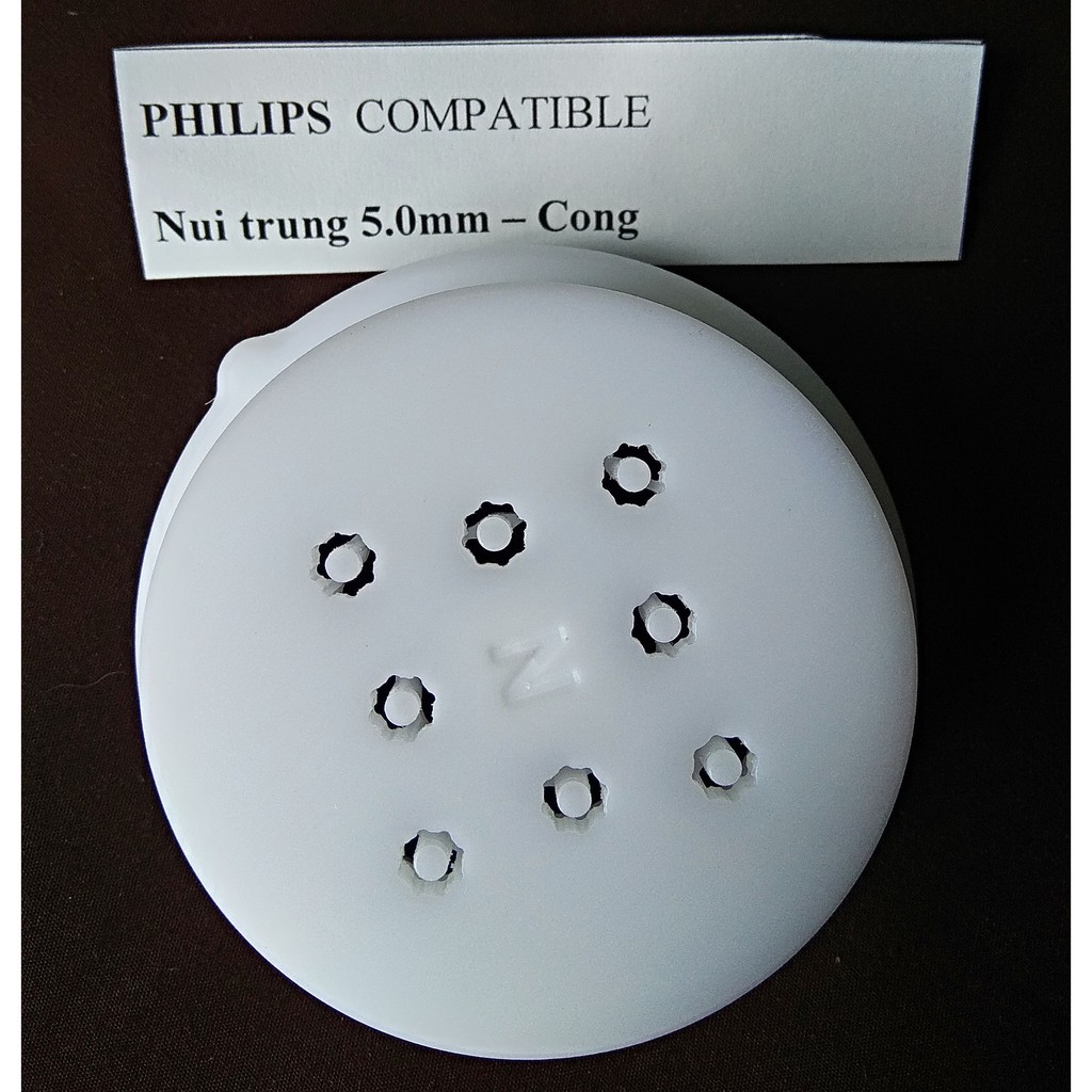 Khuôn máy Philips làm nui cong 5mm