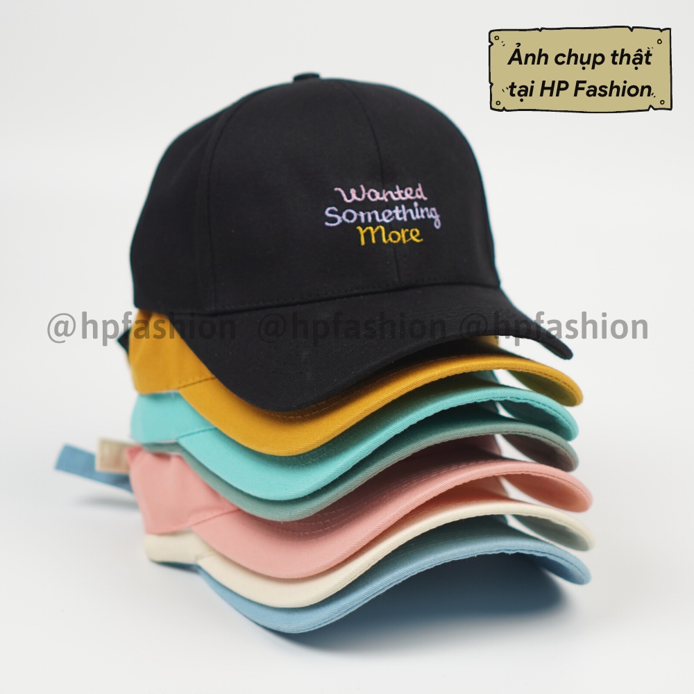 Mũ lưỡi trai ❤️ Nón kết thêu hình chữ Wanted chất kaki cao cấp form unisex nam nữ N49 - Happy Style