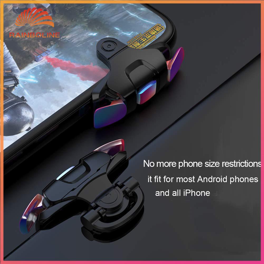 [RAIN❥]Gamepad Controller Wireless Shoot Triggers Grip for iPhone Android PUGB