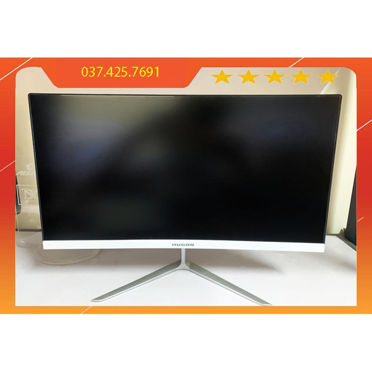 Màn Hình Máy Tính 24inch 75Hz Cong Full Viền New Siêu rẻ HUGON Q24