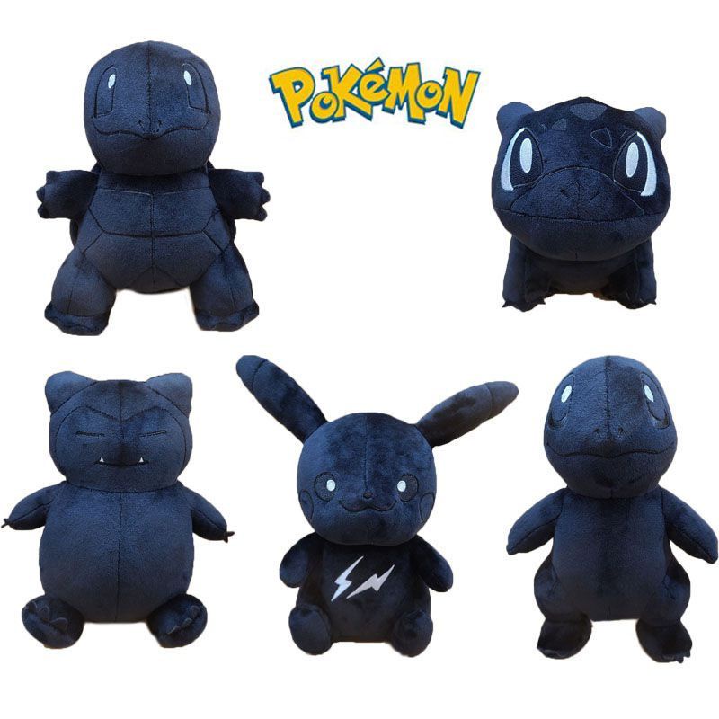 Thú nhồi bông Pokémon Charmander Pikachu Squirtle Bulbasaur Snorlax Black Lightning