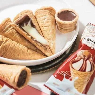 Bánh Xô Kem Ốc Quế Đỏ Socola 158g - Ngon Mê Ly