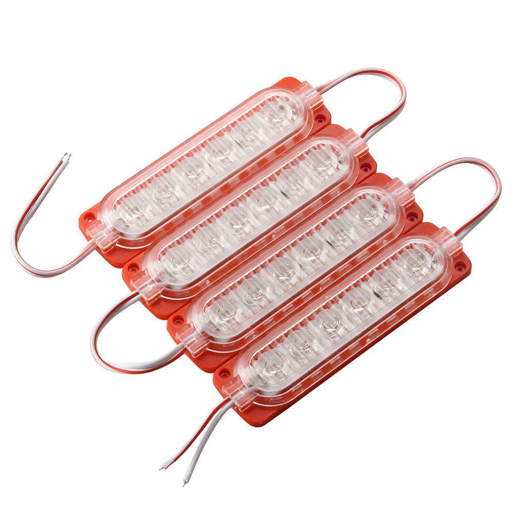 Set 4 Đèn LED 24V 6 Bóng Siêu Sáng Dành Cho Xe Tải