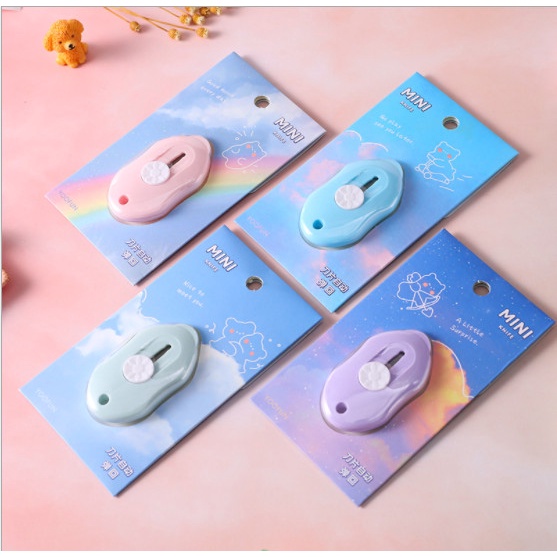 Dạo rọc giấy mini đồ dùng văn phòng phẩm dễ thương - giao màu ngẫu nhiên BAG U DAO113