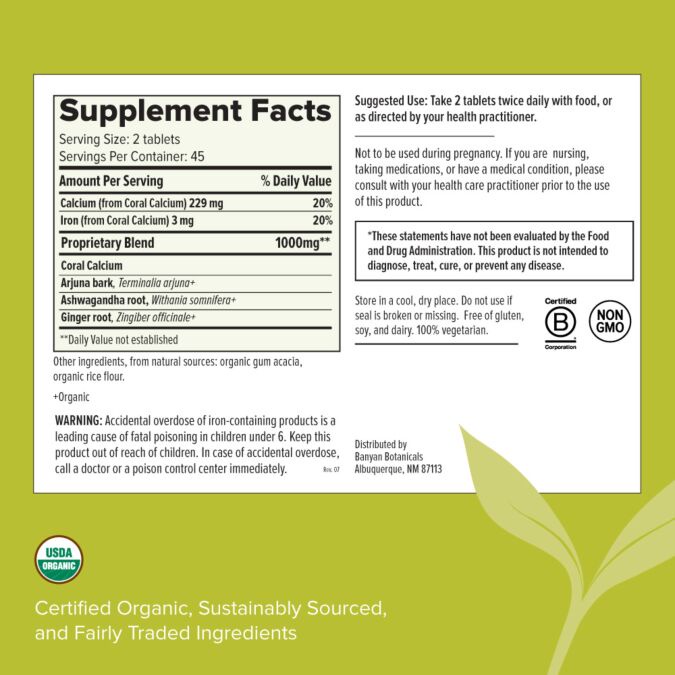 Banyan Botanicals - Healthy Bones™ tablets