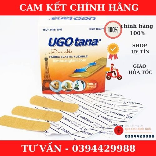 HỘP 102 miếng BĂNG DÍNH CÁ NHÂN BĂNG KEO DÁN CÁ NHÂN Y TẾ MIẾNG DÁN UGOTANA UGO TANA