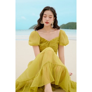 OLV - Đầm Canary Ruched Maxi