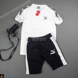Set Bộ Quần Áo Thể Thao Nam 💝FREESHIP💝 Set Bộ Quần Áo Thể Thao Nam GK25 Kèm Ảnh Thật