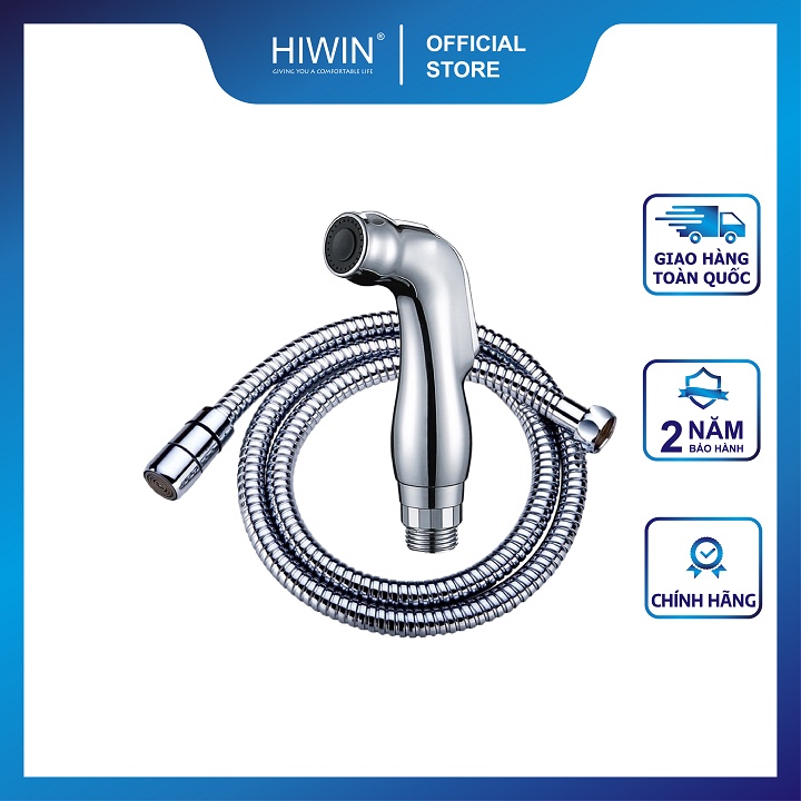 Bộ vòi xịt vệ sinh đa năng chất liệu nhựa ABS mặt gương cao cấp HIWIN PJF-101M