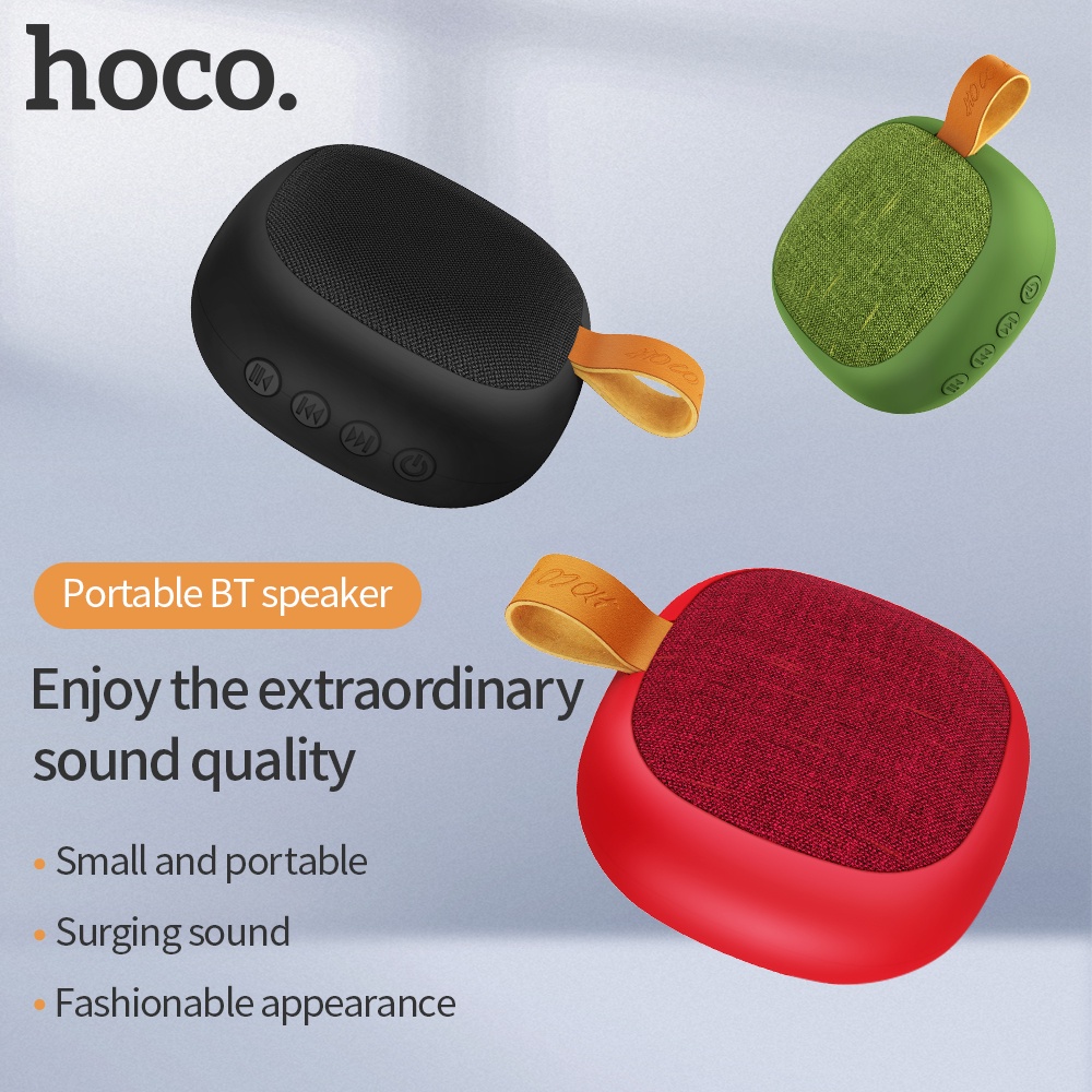 Loa Bluetooth Mini Hoco BS31 - Loa Trầm, Âm Thanh Nổi 3D, Loa Không Dây Cho iP, Samsung, Android, Máy Tính