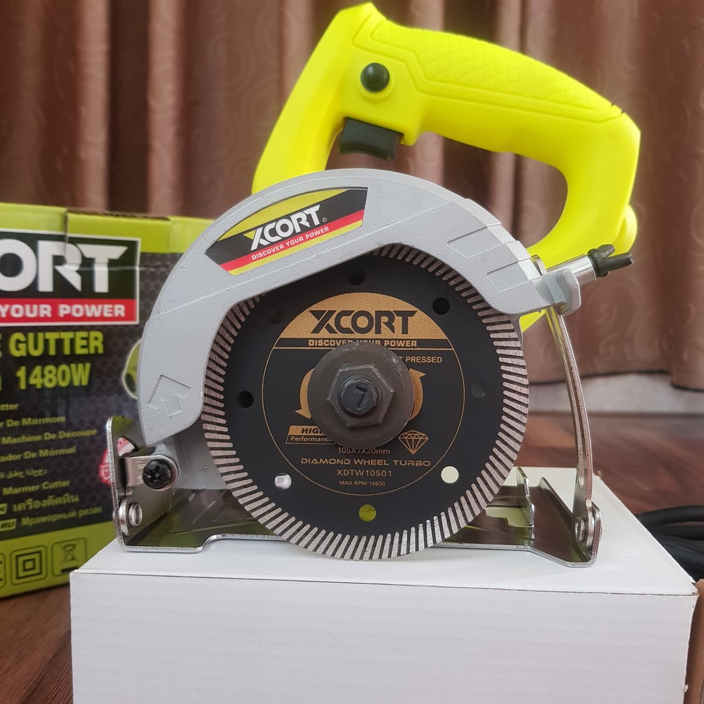 Máy cắt gạch cầm tay XCORT 1480w Tặng kèm lưỡi cắt gạch