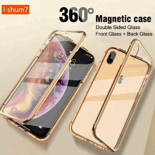 iPhone 11/11 Pro/11 Pro Max Magnetic Adsorption Double Sides Glass Case