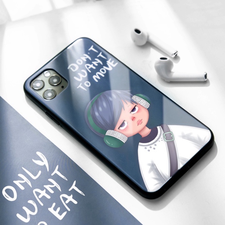 Ốp lưng iphone 6, 7, 8 Plus, X, XS, XR, XSMAX, 11, 11PRO, 11 PROMAX, 12, 13 PROMAX anh chàng NGHE NHẠC BẰNG KÍNH PKVN