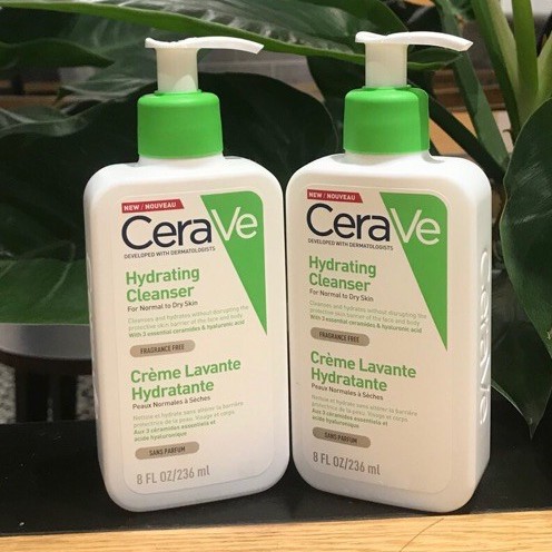 [Mã COS1904 giảm 8% đơn 300K] CeraVe Hydrating Cleanser - Sữa Rửa Mặt Cho Da Khô, Hỗn Hợp Khô Nhạy Cảm [88ml/237ml] | BigBuy360 - bigbuy360.vn