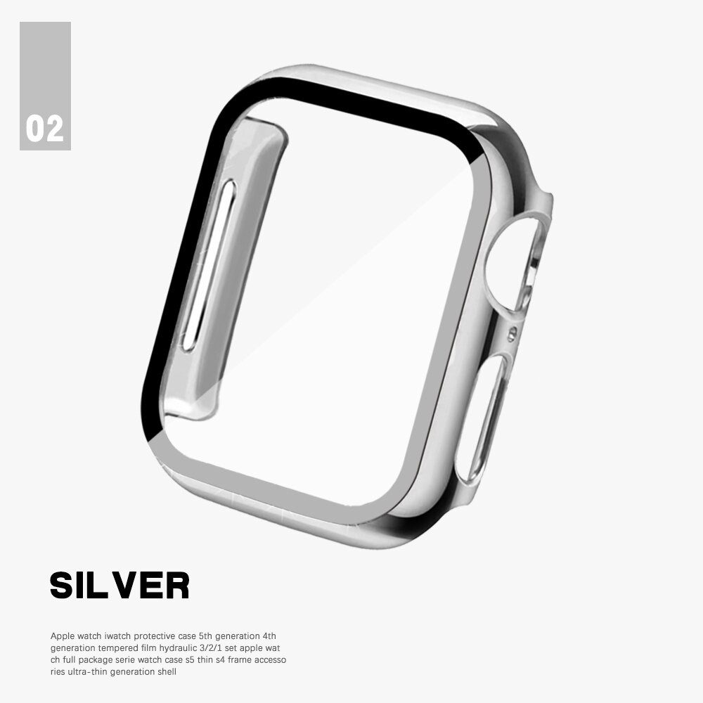 Bộ vỏ bảo vệ mặt đồng hồ thông minh Apple Watch Series 6 Se 5 4 3 21 38mm40mm 42mm 44mm
