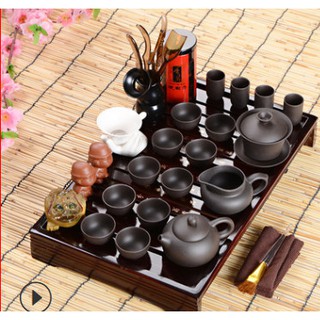 Bộ trà đạo có Khay Đựng và đầy đủ phụ kiện pha trà được ưa chuộng từ các nghệ nhân pha trà