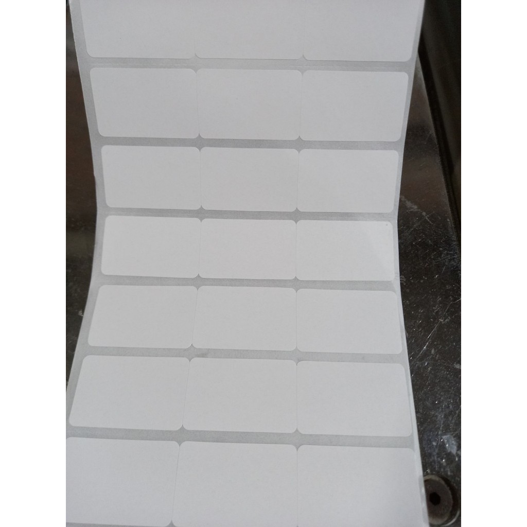 Giấy in nhiệt . In tem Mã Vạch 35x22x30m cuộn 2hàng /3hàng tem