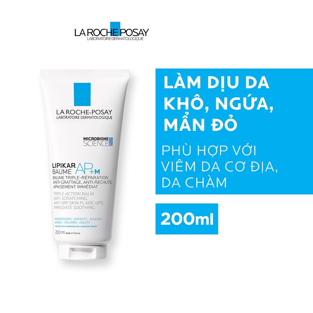 La Roche Posay Kem Dưỡng Làm Dịu Da Dành Cho Da Bị Khô, Ngứa Dùng Được Cho Trẻ Em &amp; Trẻ Sơ Sinh Lipikar Baume AP+M