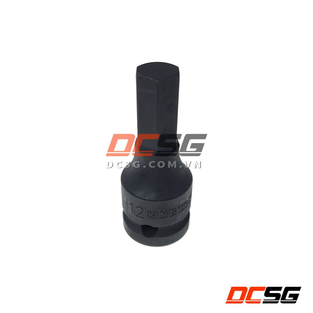 Đầu tuýp đen 1/2" ra lục giác 5-17mm 4055 Kingtony | DCSG