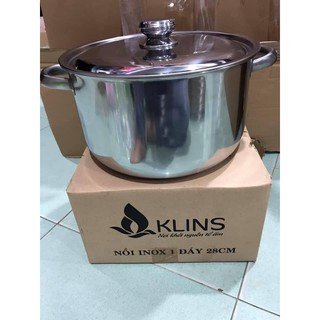 NỒI LUỘC GÀ INOX 28Cm KLINS