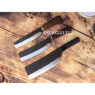 Combo 3 dao nhà bếp Đa Sỹ thép Nhíp Xe (dao phay chặt)