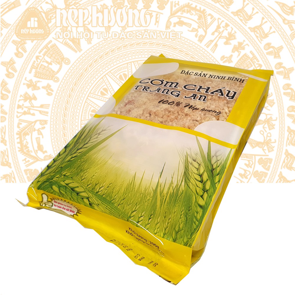 Cơm cháy Ninh Bình - Tràng An - Gói 200g - Đặc sản Ninh Bình