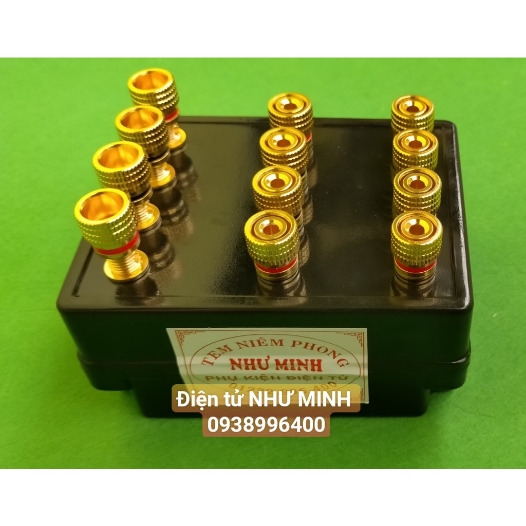 BỘ CHUYỂN CẦU LOA – BỘ CHUYÊN AMPLI 2 AMPLI ra 1 CẶP LOA
