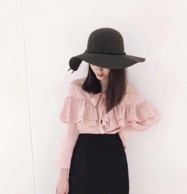 Áo voan bẹt vai cột jow | BigBuy360 - bigbuy360.vn