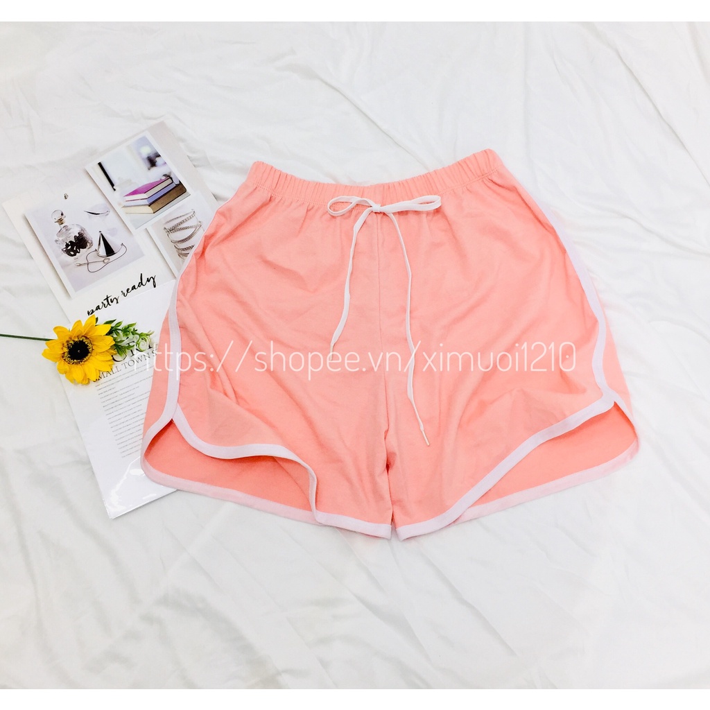 Quần Short Viền Đùi_Short Nữ Lưng Chun_Kiểu dáng thể thao trẻ trung năng động [Ảnh+Video Thật] | BigBuy360 - bigbuy360.vn