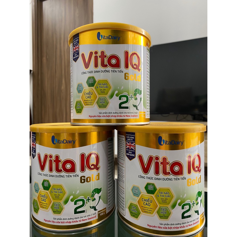 SỮA VITA IQ GOLD 2+ CHO TRẺ TỪ 1-2 TUỔI LON 700G (HSD 2025)