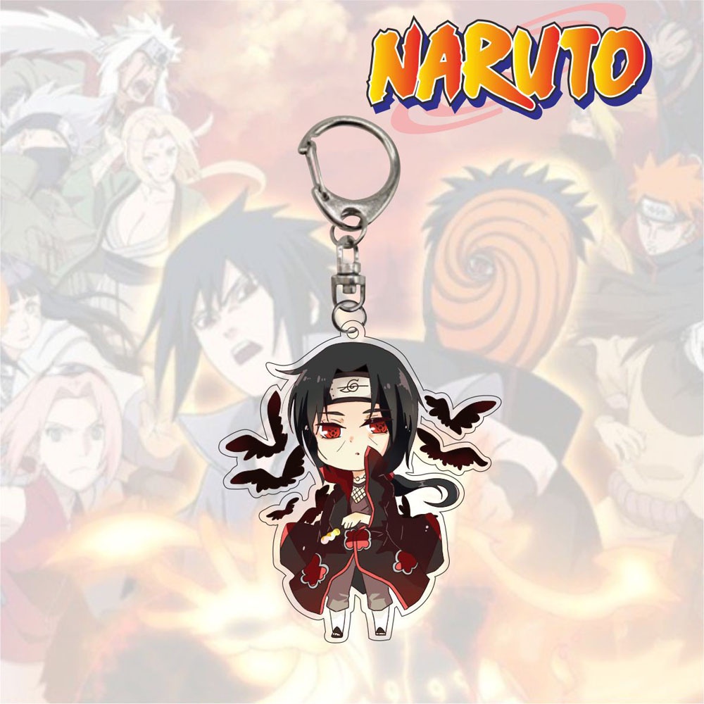 Móc khóa mô hình nhân vật anime Naruto bằng acrylic chất lượng cao