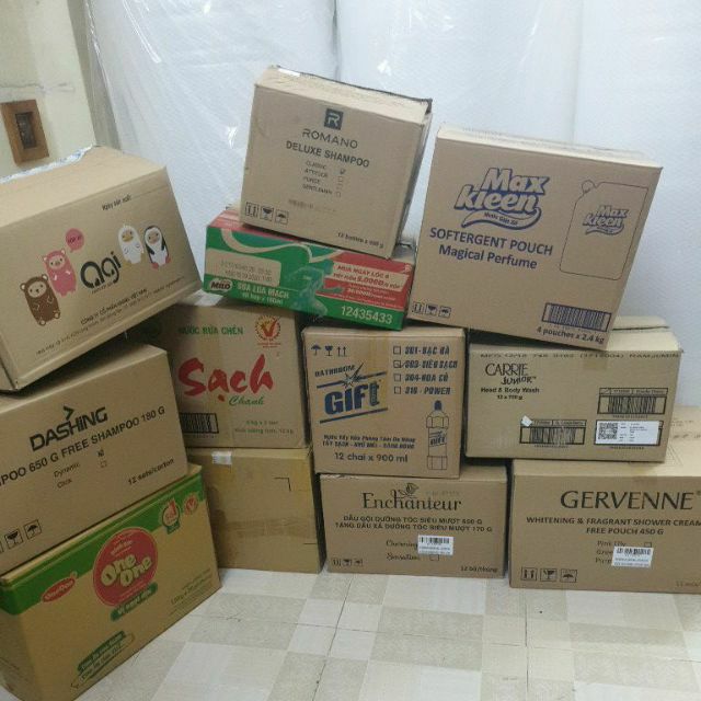 1Kg Thùng Carton Củ Đủ Loại