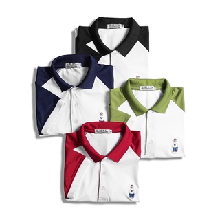 Áo polo nam tay raplang thêu hình trước ngực - 4 Men Store
