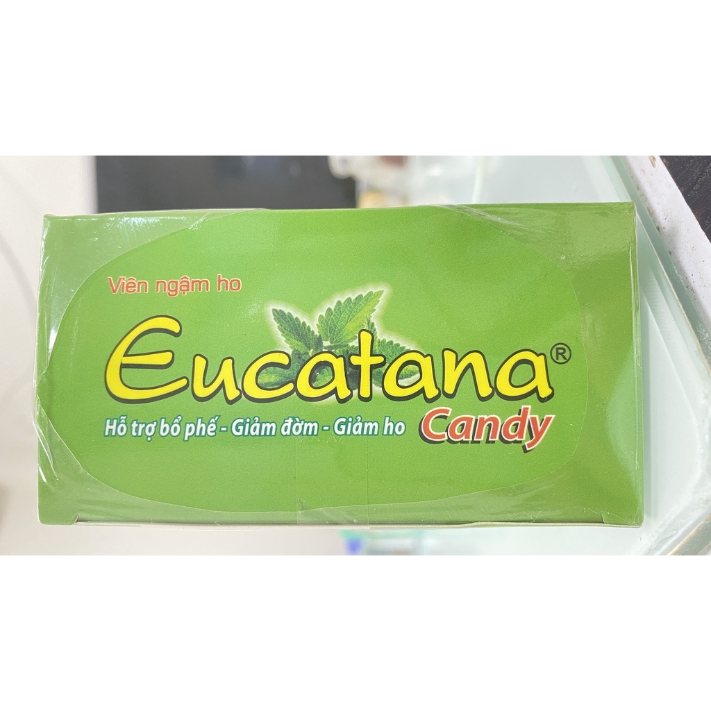 Viên Kẹo Ngậm Eucatana Giảm Ho,Rát Họng.Tăng Cường Miễn Dịch Bảo Vệ Đường Hô Hấp