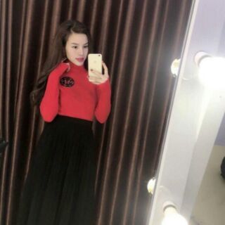 Áo len cổ lọ