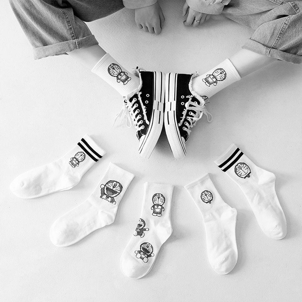 Vớ Cotton Họa Tiết Hoạt Hình Phong Cách Harajuku Cho Nữ