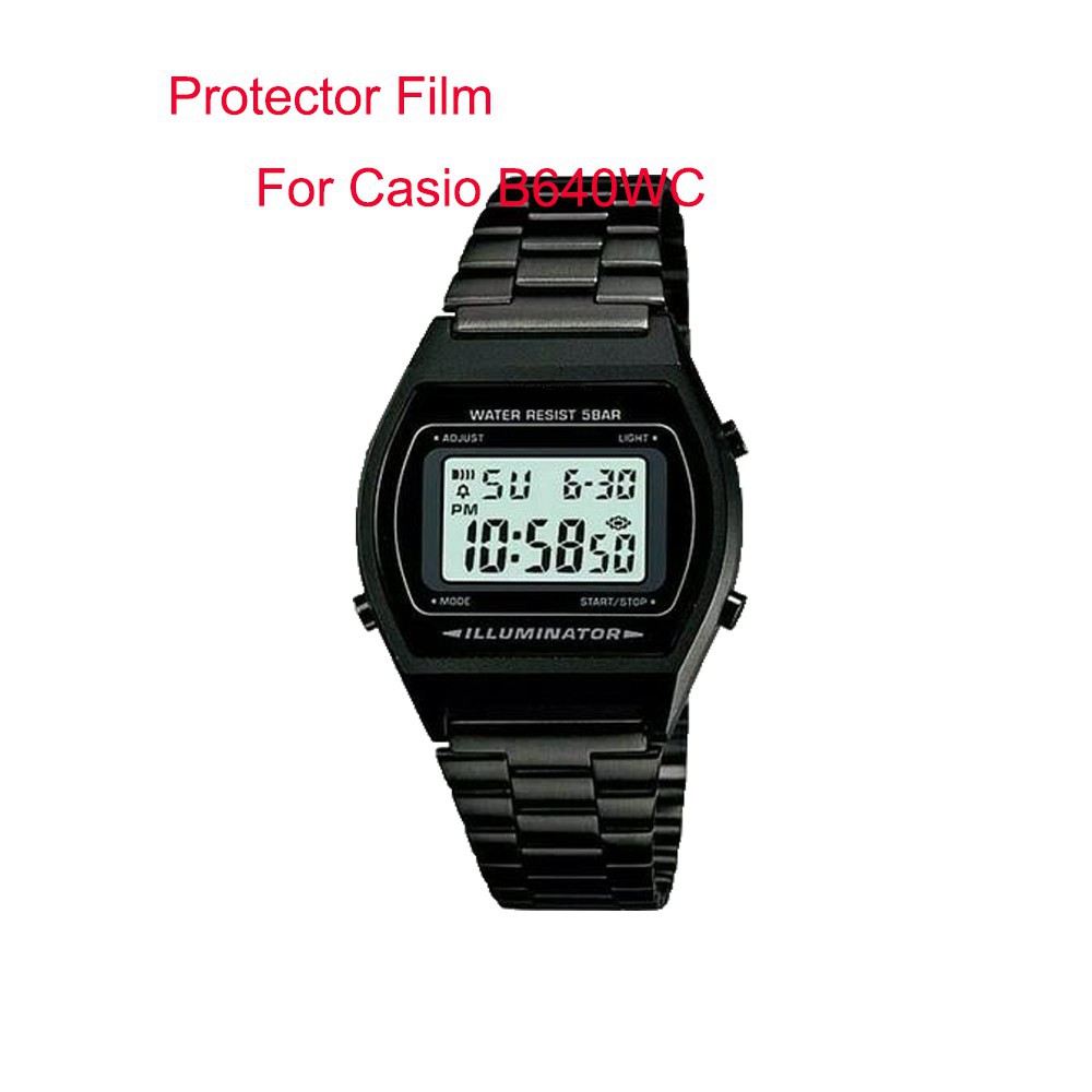 Miếng dán cường lực bảo vệ màn hình có phụ kiện chuyên dụng cho Casio b640wc b640wc-5a