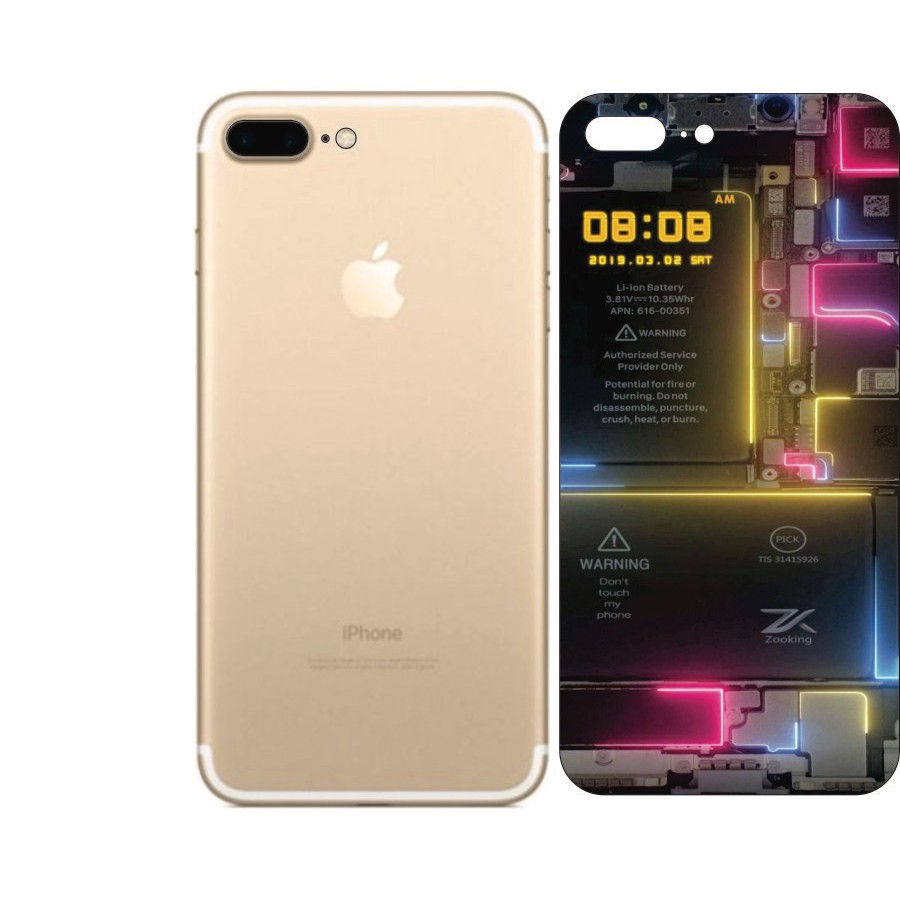 Miếng Dán Skin 3D cho điện thoại iphone 7 / 7plus / 8 / 8plus , chống trầy xước, hình ảnh 3D sắt nét