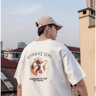 Áo thun HONEST YOU TRẮNG Nam Nữ UNISEX