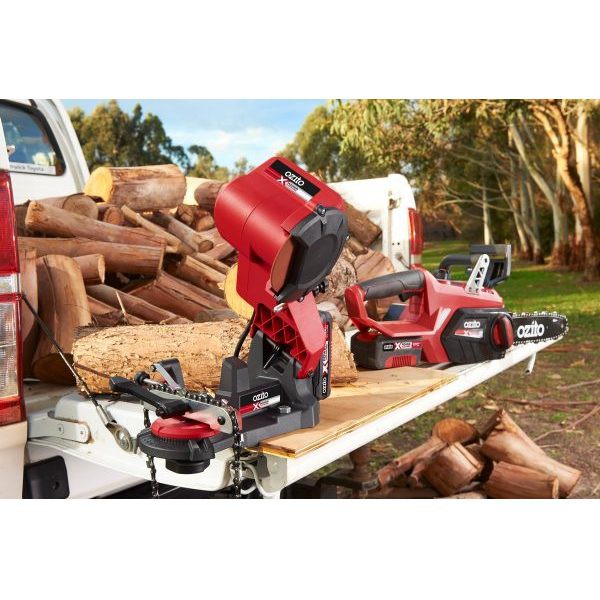 THÂN MÁY MÀI LƯỠI CƯA XÍCH DÙNG PIN 18V HIỆU OZITO PXCCSSS-018 MỚI 100% CHÍNH HÃNG NHẬP KHẨU ÚC