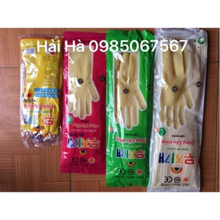 ❤️ GĂNG TAY CAO SU ĐÔNG CẦU VỒNG CÁC CỠ ❤️