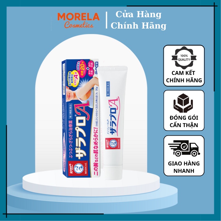 Kem Loại Bỏ Viêm Nang Lông Mentholatum Zaraporo Rohto Nhật Bản - Hết viêm lỗ chân lông giảm xưng viêm á sừng thô ráp.
