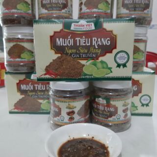 (ngon khó cưỡng)  combo  2 hũ muối tiêu rang Siêu hang gia truyền