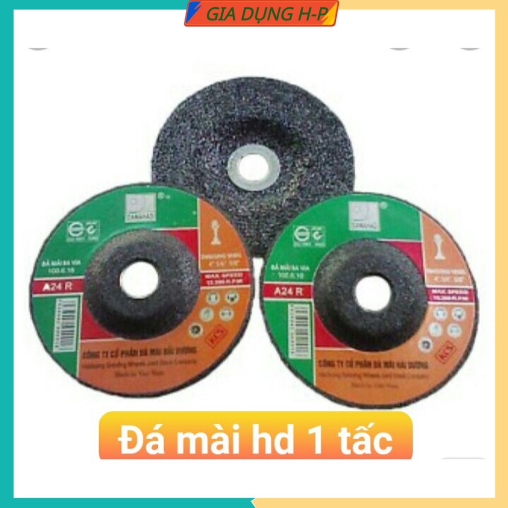 Đá cắt đá mài sắt Hải Dương  LOẠI CHUẨN 100mm ( 1 Tấc)