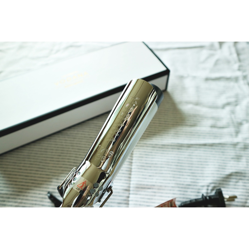 VODANA Máy uốn tóc 36mm 40mm Hàn Quốc Glam wave curling iron_White