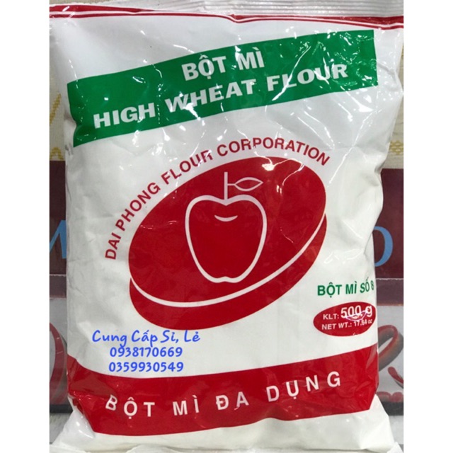 Bột mì đa dụng hiệu Táo đỏ 500gr - MIKKO HƯƠNG XƯA