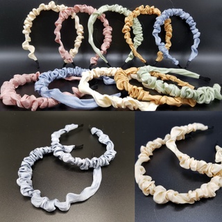 Bờm tóc vải xoắn dáng trẻ trung 0111