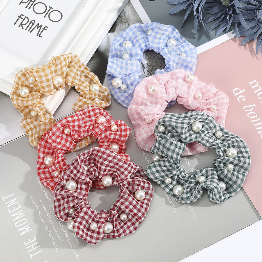 Dây Buộc Tóc Đính Ngọc Trai Xinh Xắn Dành Cho Nữ